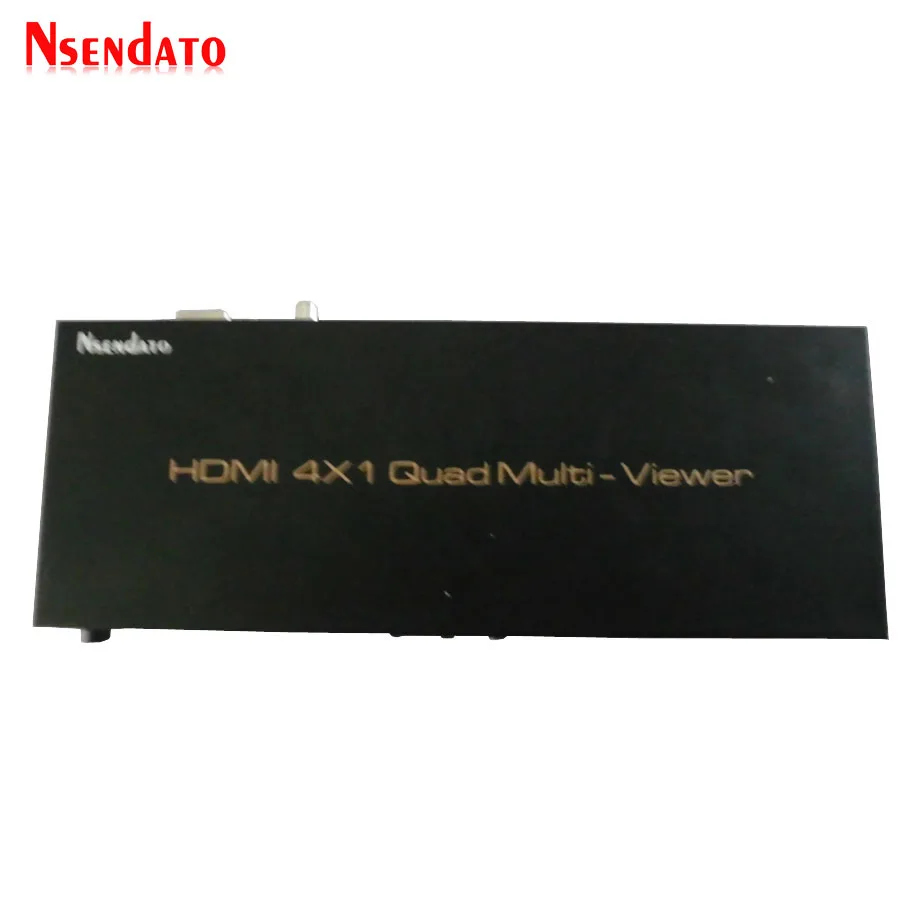 HDMI 4x1 четырехъядерный многоэкранный сплиттер 4 в 1 выход адаптер конвертер с RS232 ИК