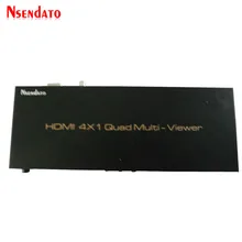 HDMI 4x1 четырехъядерный многоэкранный сплиттер 4 в 1 выход адаптер