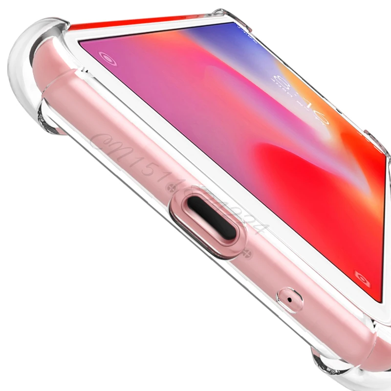 Transparent Xiaomi Redmi 6 Pro Case Redmi 6 6A Air Cushion Bumper Shockproof TPU Fundas For Xiaomi Redmi 6 6A Shell Back Cover (7)