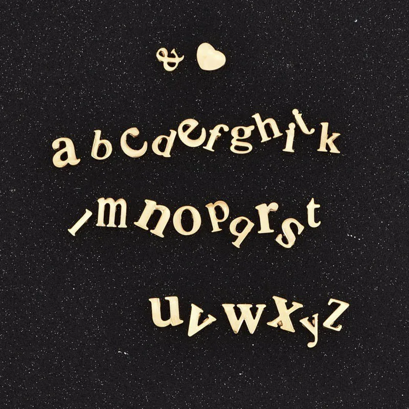 Бисер с буквами алфавита 1 шт. для изготовления ювелирных изделий из нержавеющей