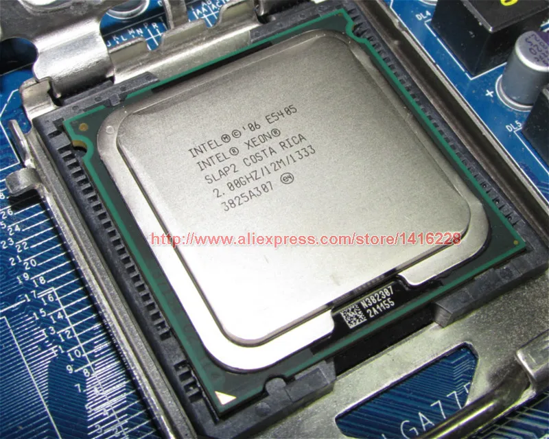 Процессор intel xeon E5405 2 0 ГГц 12 МБ 1333 МГц четырехъядерный ЦПУ работает на материнской