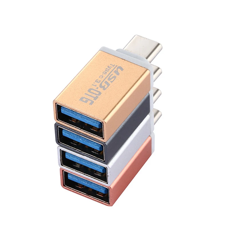 

USB Male to USB 3.1 Type-c OTG Female Data Adapter Connector For Oneplus 2 For MacBook Q99 Random Color--M25