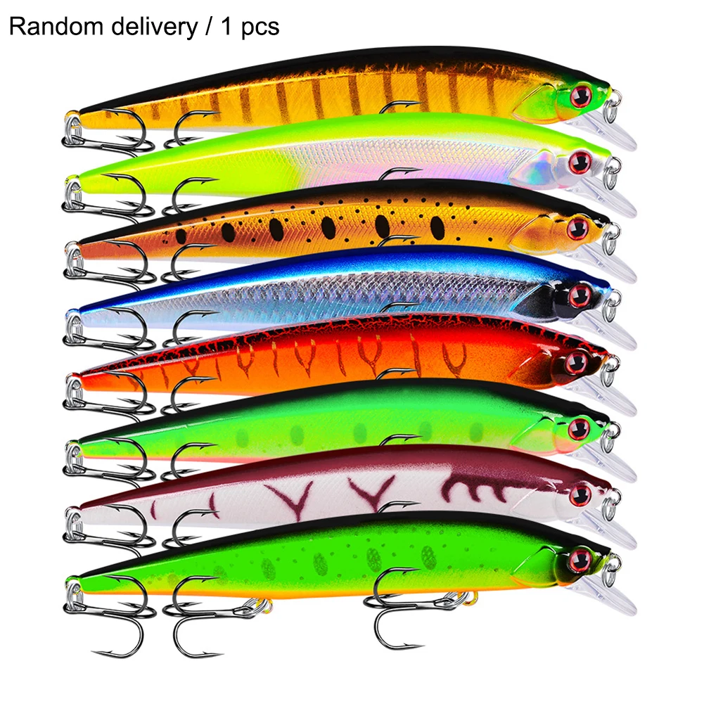  1PC 14cm Fishing Bait Full Swimming Layer Subbionic Fish Bait Plastic Hard Lure Fishing Tackle Rand