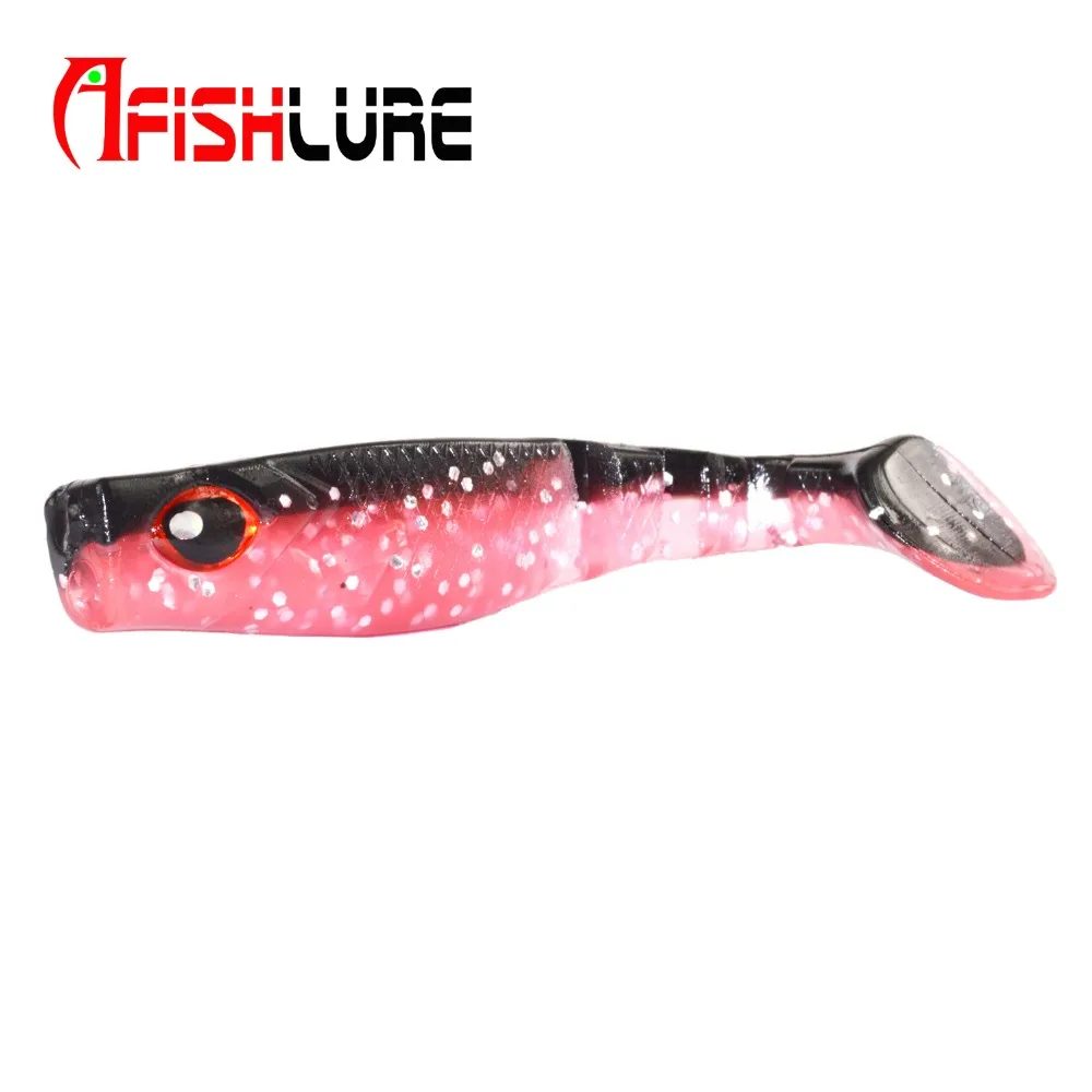 3 шт./лот Afishlure T хвост мягкой рыбы 88 мм 6 9 г весло рыболовная приманка т мягкая джиг