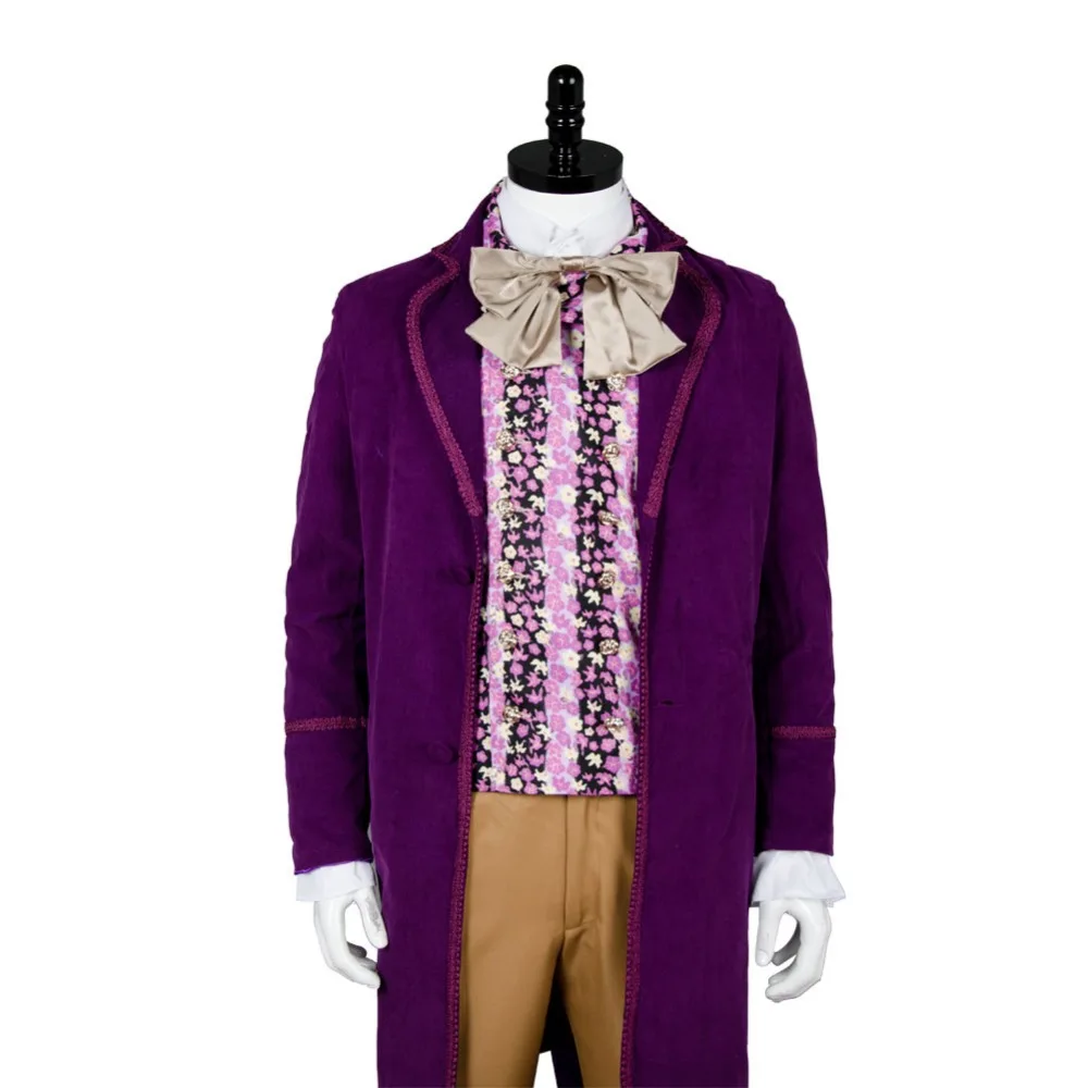 Willy Wonka and the Chocolate Factory 1971 мужской пиджак брюки галстук для мужчин Фильм Хэллоуин