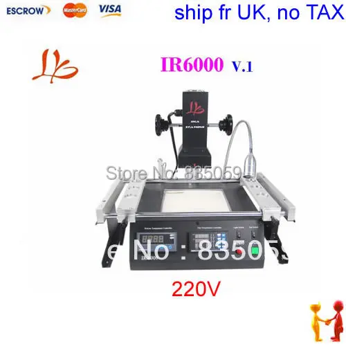 

FREE SHIPPING FROM UK, NO TAX!!! Infrared BGA Rework Station LY IR6000 V.1. IR Rework System.Reballing station