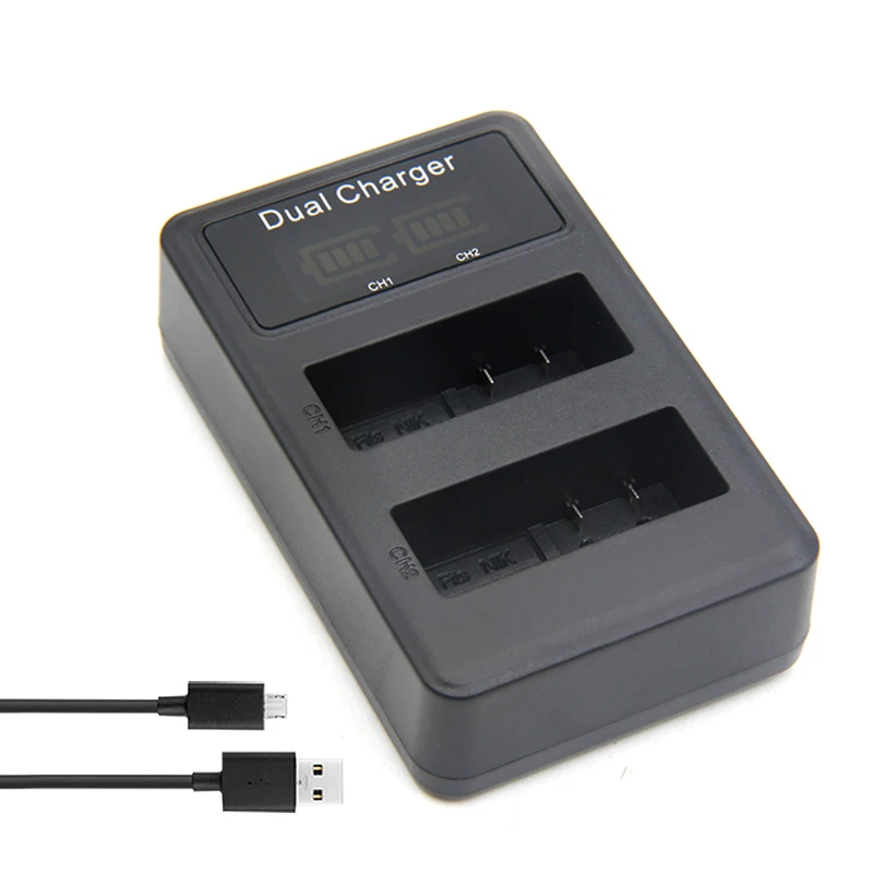 

USB LCD Dual Charger EN-EL14 EN-EL14a ENEL14 EN EL14 EL14a Battery Charger for Nikon D3100 D3200 D3300 D5100 D5200 D5300 P7000