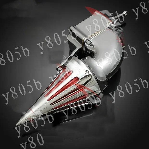 Chrome Мотоцикл Спайк Воздушный очиститель комплекты для YAMAHA воин 2002 2003 2004 2005 2006 2007 2008 2009 MT-232