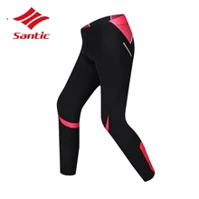 Santic Велоспорт Брюки Женщин Pad Весна Осень Спорта Юбка-Горные Езда MTB Дорога Велосипед Брюки Ciclismo Pantalones Mujer