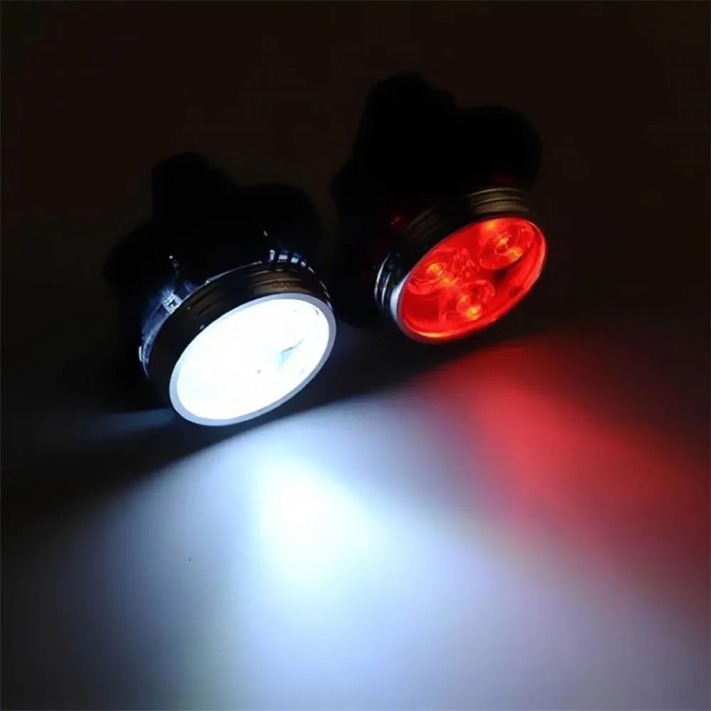 Perfect USB Rechargeable Bicycle Lights 3 LED Cycling Taillight Bike Lamp 4 Modes Cycling Front Light Bicycle Headlight Warning Lights 12