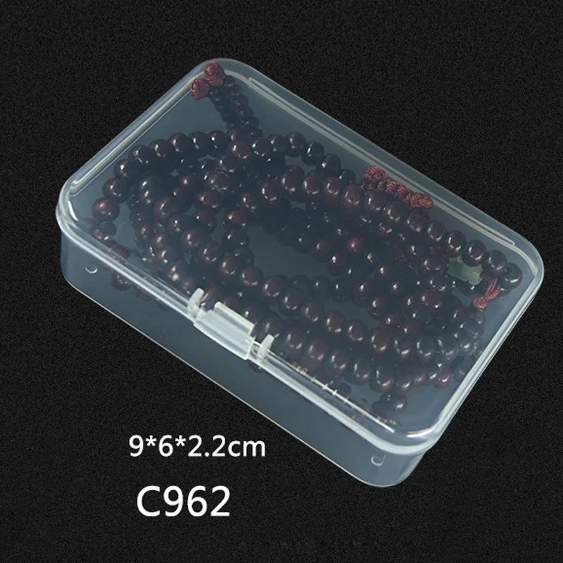 

1Pc Clear Plastic Storage Box Playing Cards Transparent Case Business Card Holder Collection Container With Lid High Quality