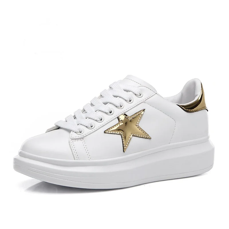 Blanco Plana Zapatos de Mujer Primavera Verano 2017 Planos Ocasionales con cordones de Zapatos de Las Señoras Alpargatas Mujeres.