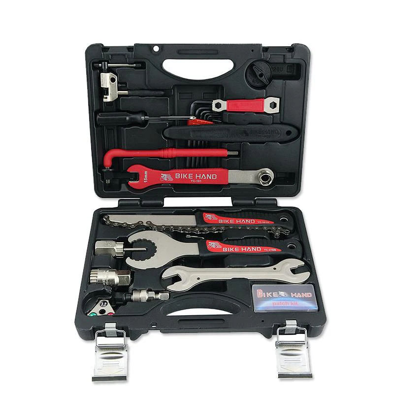 

18 In 1 Multiful Bicycle Tools Kit Portable Bike Repair Tool Box Set Hex Key Wrench Remover Crank Puller Cycling Tools Hand Tool