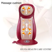 2016 new product Thai Style Massage Chair Back Kneading&Shiatsu Electric Massage Cushion moving massage heads for back cushion