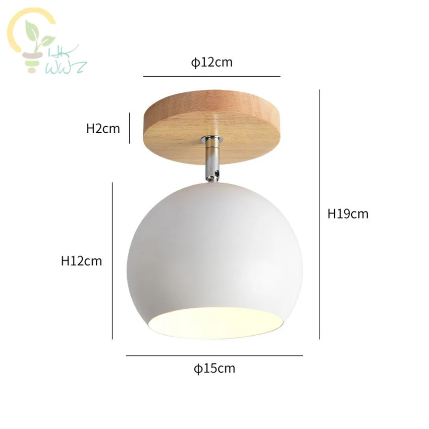 metal para corredor madeira nordica e27 luminarias 05