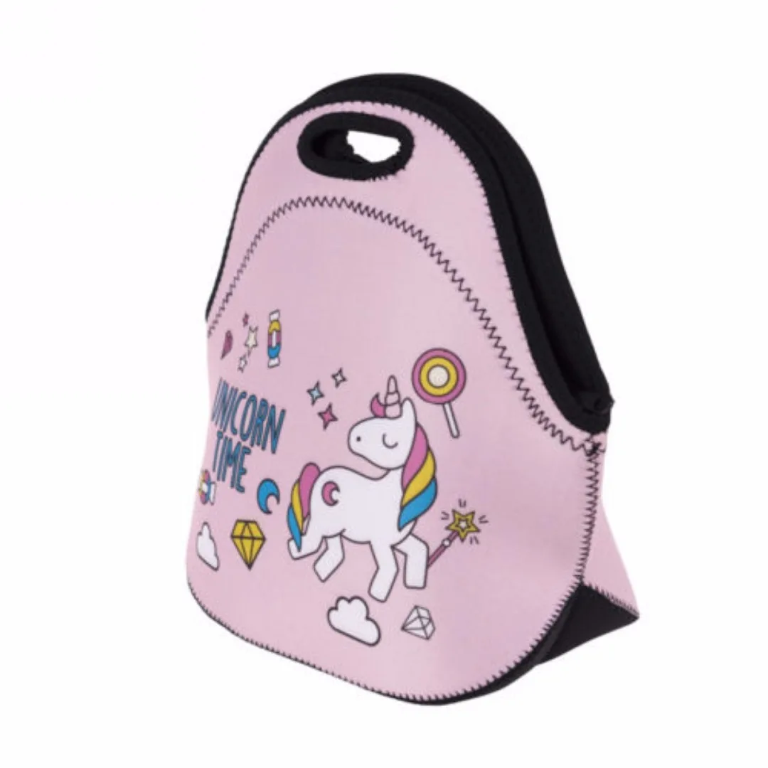 UNICORN TIME Thermal Insulated 3d print Lunch Bags for Women Kids Thermal Bag Lunch Box Food Picnic Bags Tote Handbags