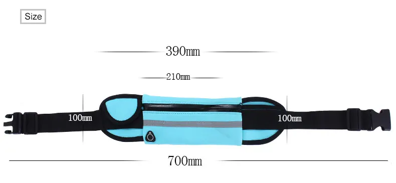 Водонепроницаемая поясная сумка для бега телефона, эластичная Спортивная поясная сумка для бега, поясная сумка для женщин и мужчин, аксессуары для бега, 4 цвета