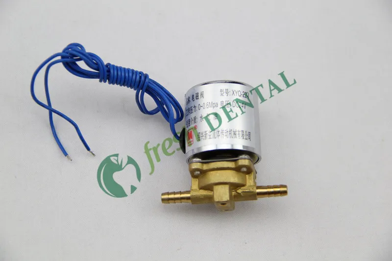 Válvula de Descarga Cadeira Dental Válvula Solenóide Dc24v Lavagem Limpa Escarro Água Odontologia Sl1249b 1 pc 4 1 pc cadeira dental válvula solenóide dc24v