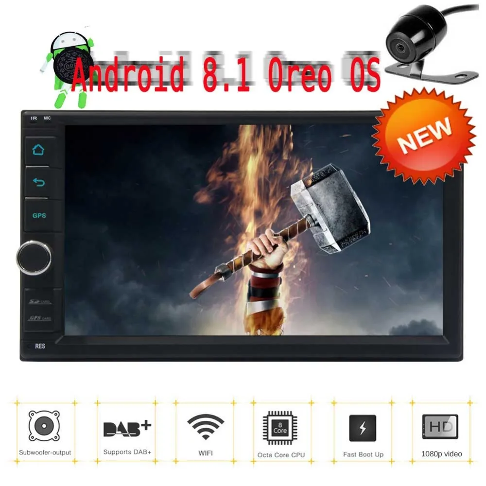 Top Car Stereo with AM FM RDS USB SD Bluetooth WIFI 3G 4G Mirror Link 1080P Android 8.1 Octa Core Car Stereo 2GB RAM 7 Inch Touch 0 Top Car Stereo with AM FM RDS USB SD Bluetooth WIFI 3G 4G Mirror Link 1080P Android 8.1 Octa Core Car Stereo 2GB RAM 7 Inch Touch 0