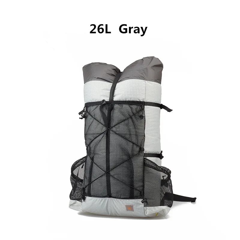 3F UL GEAR походный рюкзак для кемпинга 26L 38L Сверхлегкий безрамный походный рюкзак - Цвет: 26L Gray