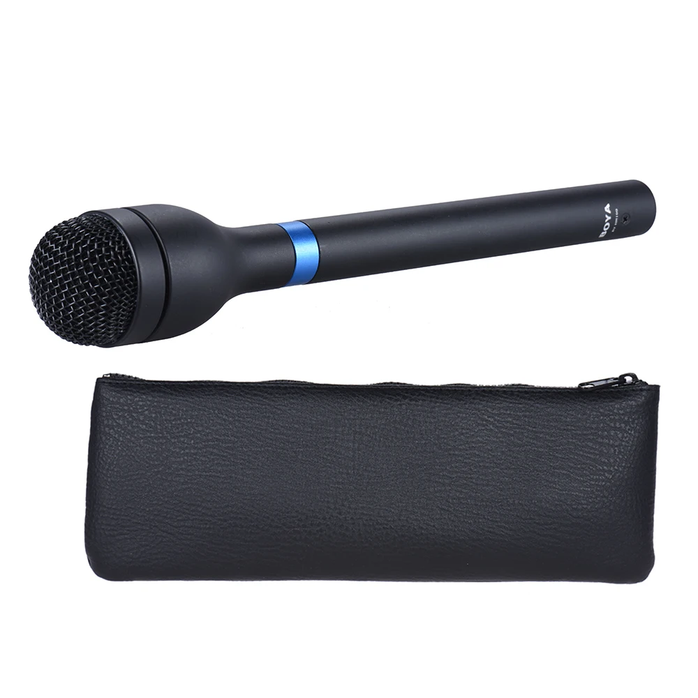 

BOYA Microphone Handheld Dynamic Mic Omni-Directional XLR Connector Alloy Mic for ENG Interview Presentation Recording BY-HM100