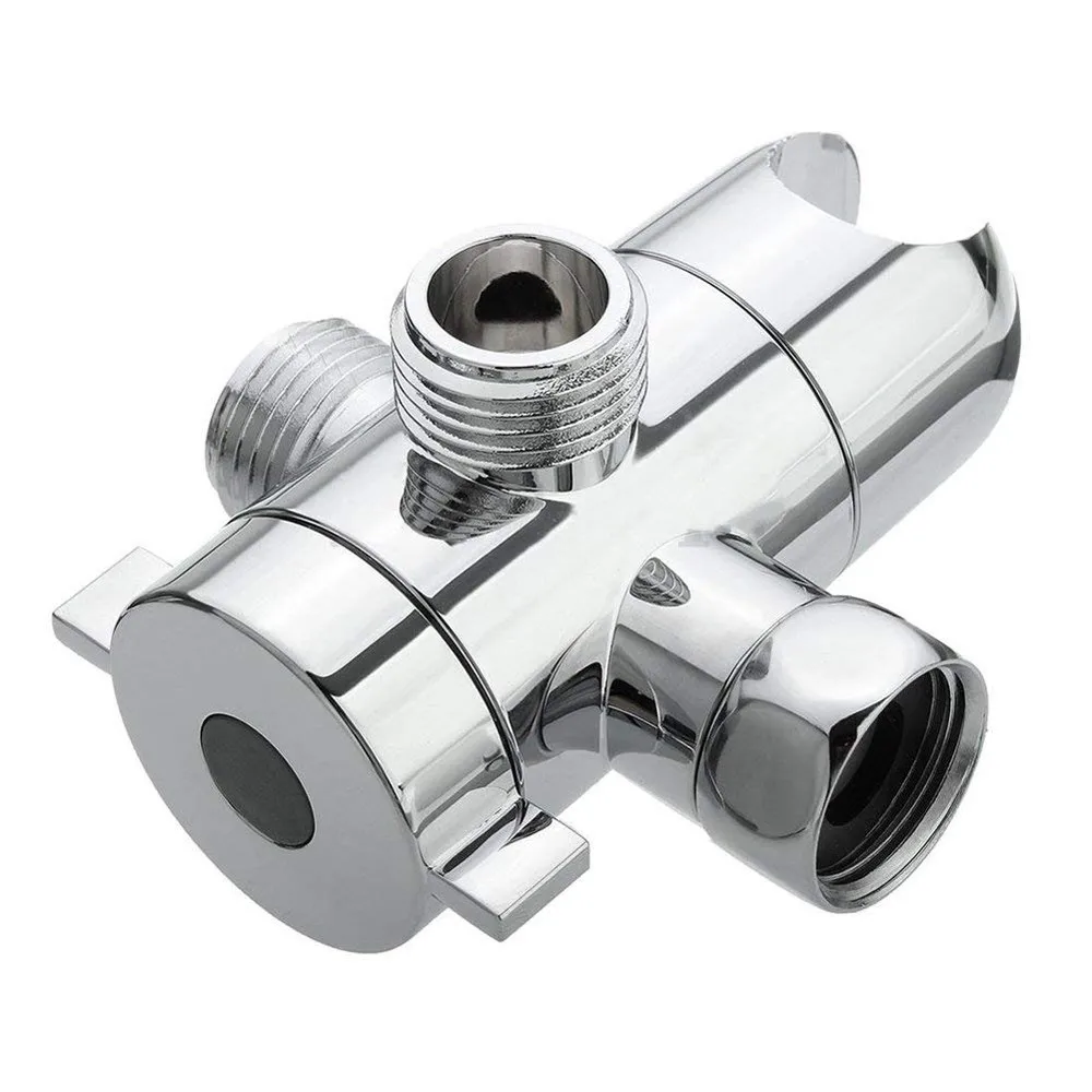 1/2 Inch Three-Way Shower Head Diverter Mount Shower Arm Valve Fix Bracket