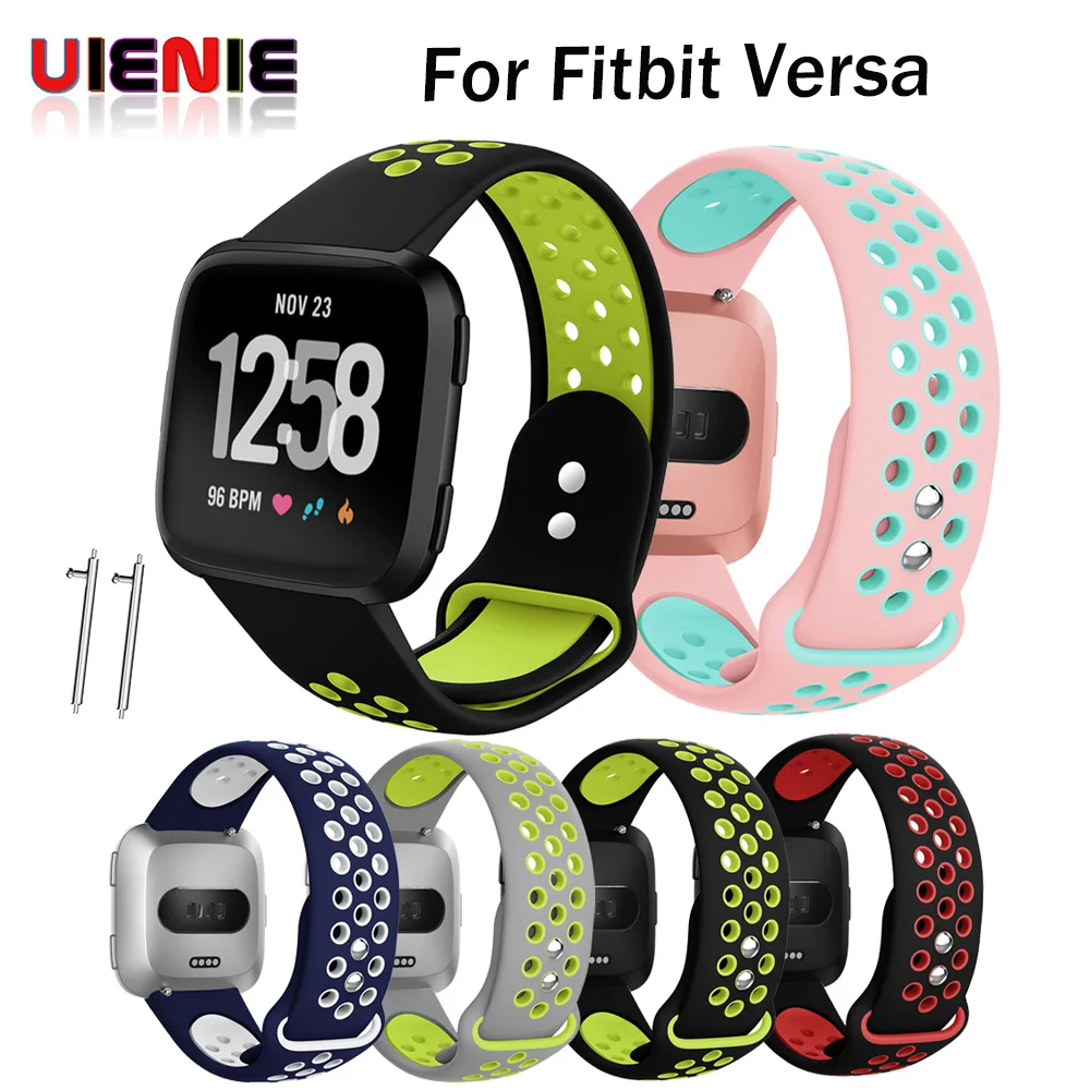 Мягкие силиконовые сменные спортивные часы-браслет ремешок для Fitbit Versa браслет наручные часы красочная тесьма новое поступление