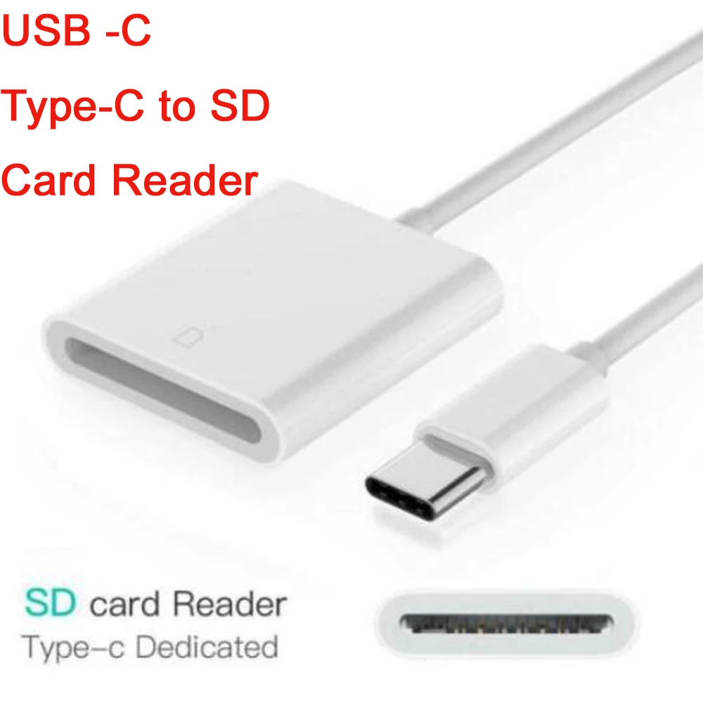 USB 3,1 Тип C USB C к SD кард-ридер SDCX/SDHC карта памяти камера кард-ридер адаптер кабель для Macbook Android Iphone