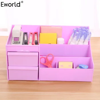 

Eworld New Creative Practical Desktop Cosmetics Storage Box Skin Care Jewelry Dressing Box Drawer Style Jewelry Storage Rack Box