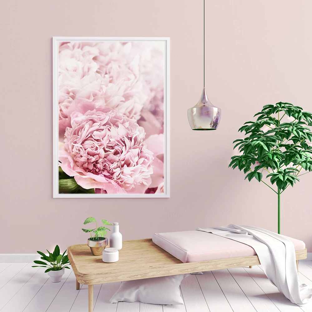 Cuadro Decoracion настенный поп арт румяна розовые пионы постеры и принты холст картина с