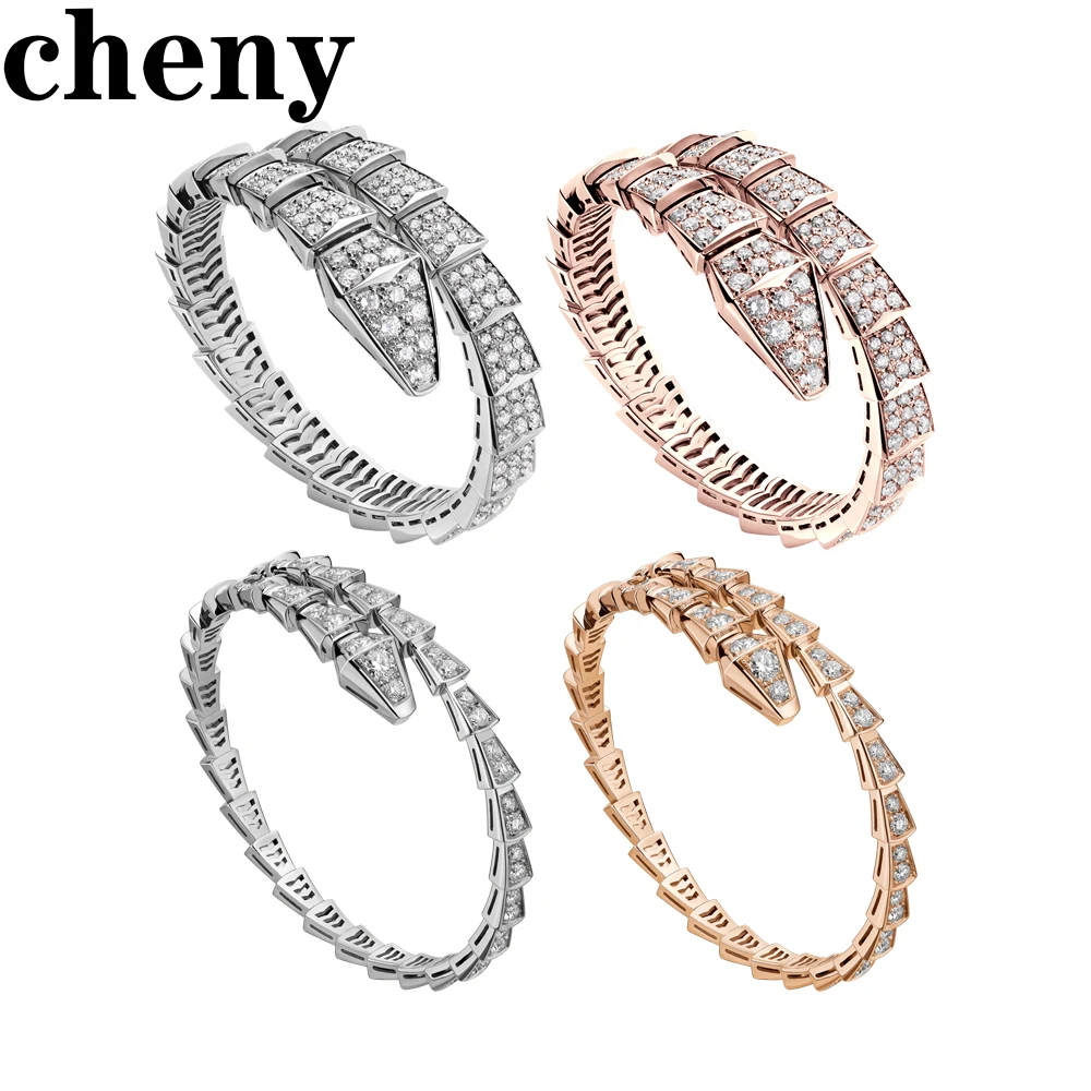 

fit bulgaria bangle open serpentine fashion style bracelet snake shape full crystal wide and narrow version for ladies womens