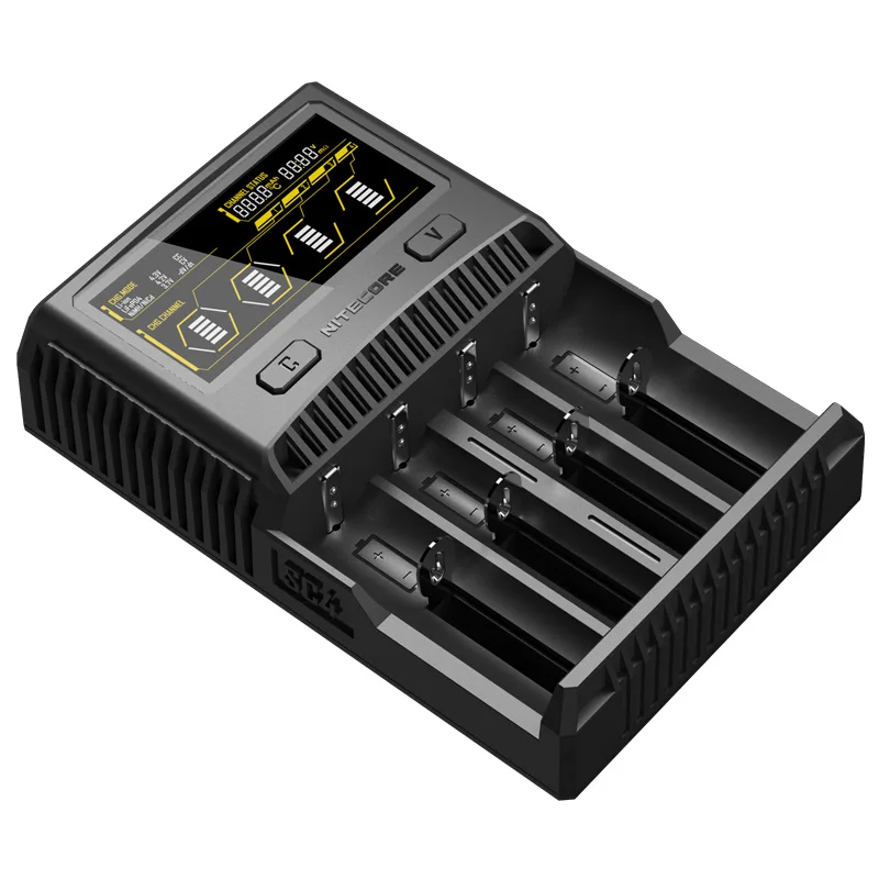 SC4 зарядный ток SC4 Superb charger составляет до 6A в общей сложности и максимальный зарядный ток до 3A в одном слоте s