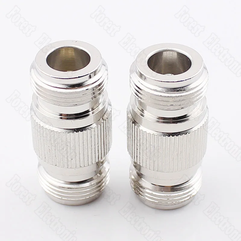 100pcs/lot  N-KK Female To Female Connector Double Pass Adapter External Screw Hole Connector N-50KK