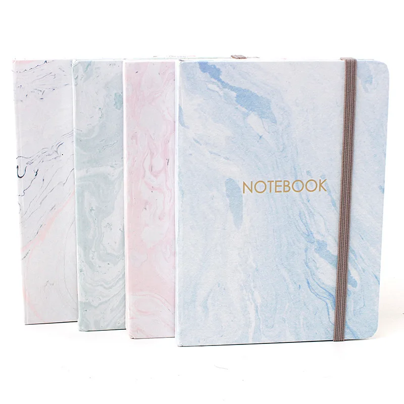 

Portable Marble pattern Planner Office School Schedule Stationery 96 Sheets Mini Notebook Organizer Cute Bullet Journals