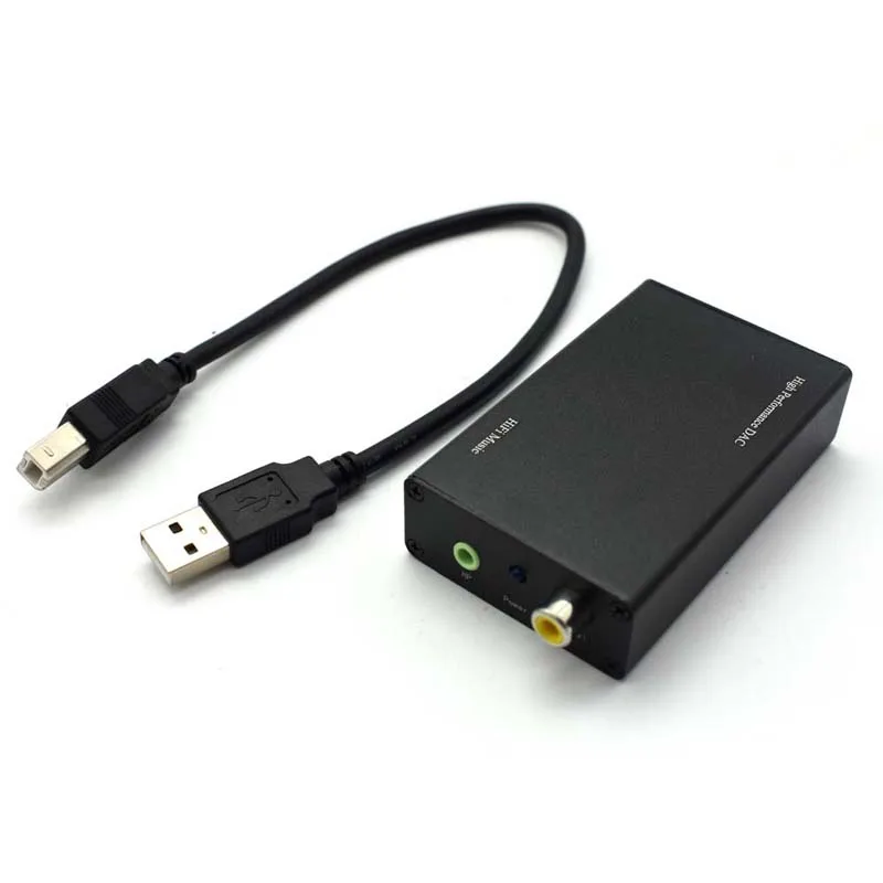 PCM2706 USB DAC декодер USB к коаксиальный волокна 3,5 мм наушников Выход Поддержка G7-007