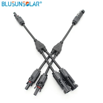 

5 Pairs 2 in 1 Solar Y Branch Connector TUV Standard with 4mm2 Solar Cable For Solar System