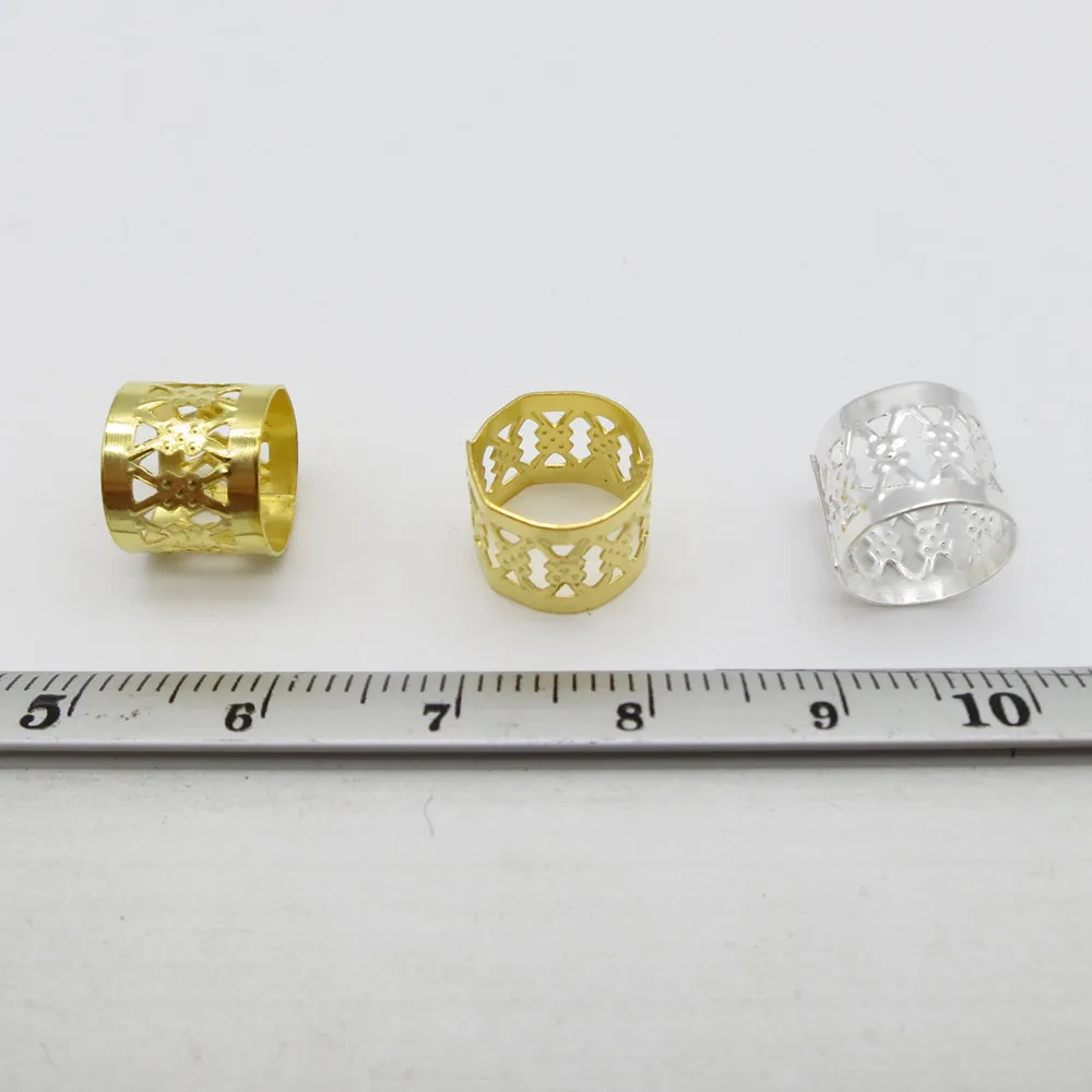 wholesale 200pcs-1000pcs Golden/Silver hair dread