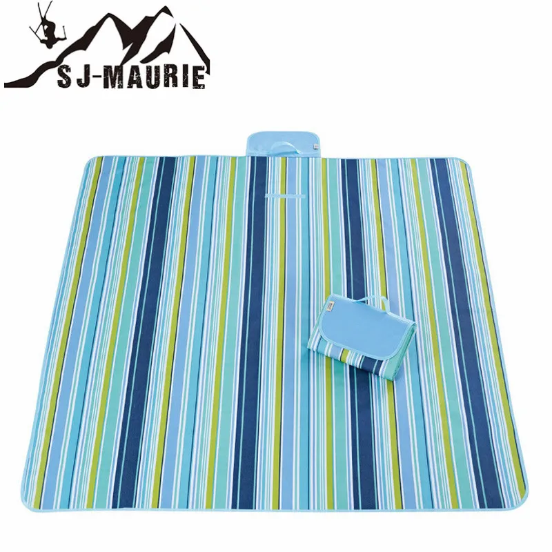 للماء التخييم حصيرة 145*180 سنتيمتر في الهواء الطلق التخييم حصيرة سادة نزهة طوي تجريب سعيد الوقت منقوشة مرتبة الشاطئ حصيرة للزحف