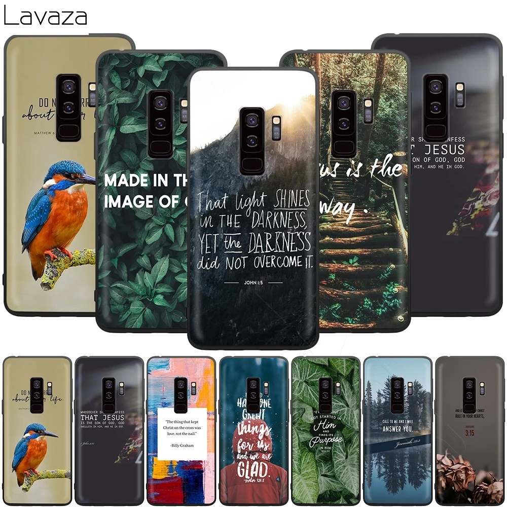 Чехол с цитатой Иисуса Христа христианский для Samsung Galaxy J6 A9 A8 A7 A70 A6 A5 A50 A40 A30 A3 A10 A51