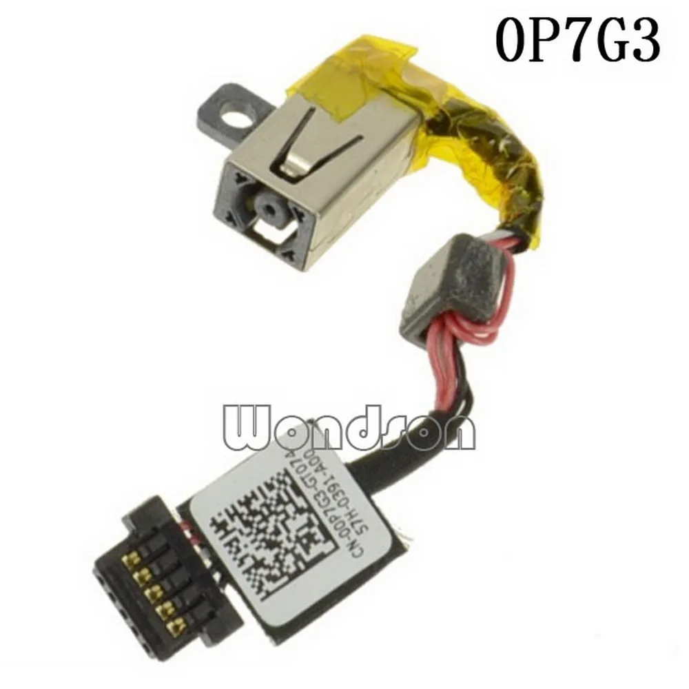 Original New DC Power Jack In Cable Harness for DELL XPS 13 9350 0P7G3 CN-00P7G3