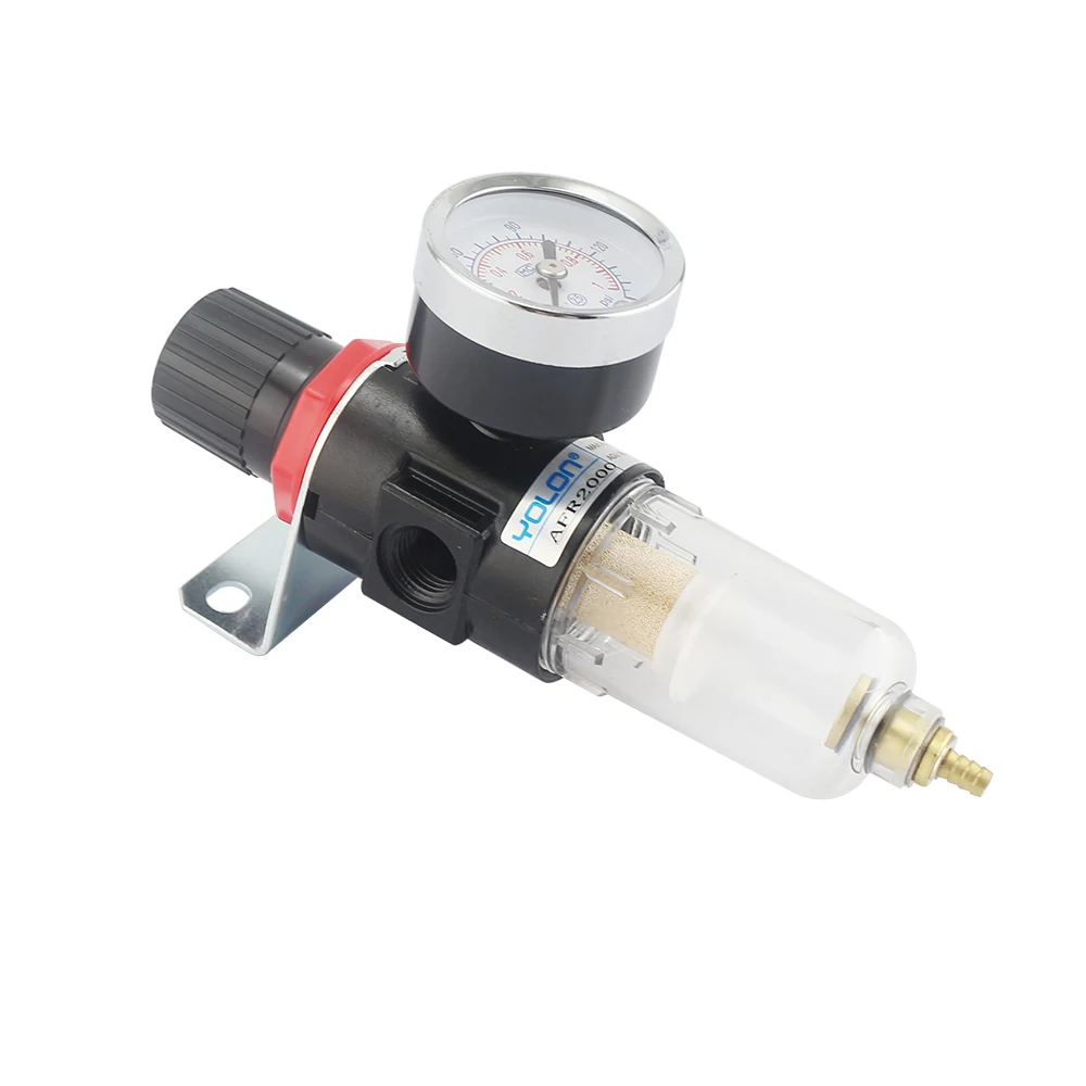 

AFR-2000 1/4 Pneumatic Filter Regulator Air Treatment Unit Pressure Switches Gauge AFR2000