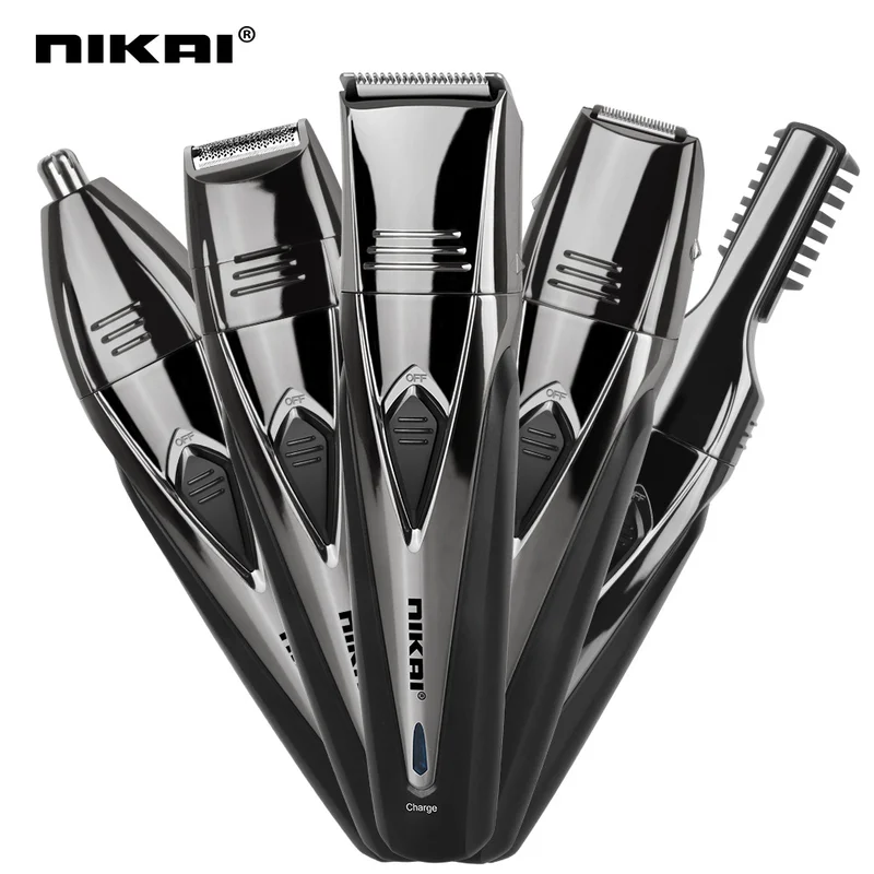 Nikai 5 In1 Hair Cutting Machine Hair Clipper Hair Beard ...