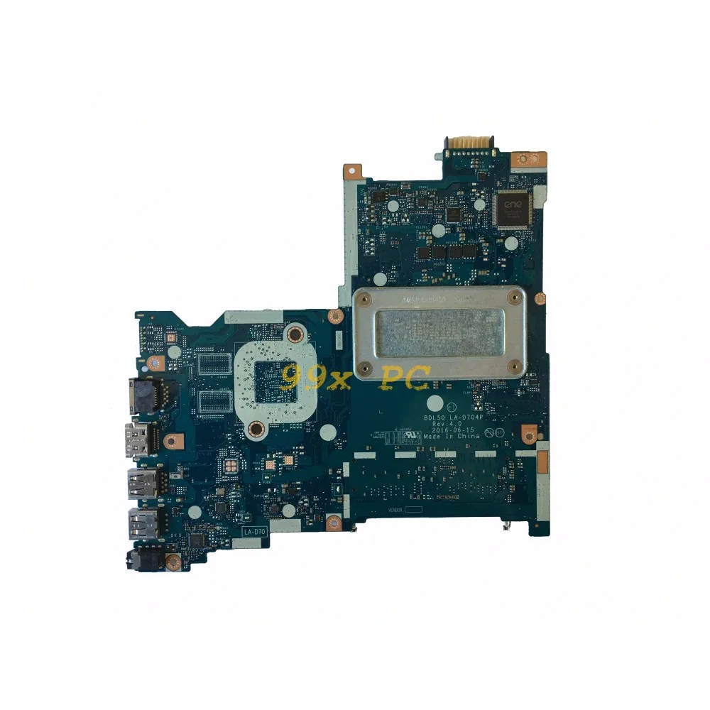 LAOKE для hp 15-AY 15-AY028CA материнская плата для ноутбука SR2EU W/I3-6100U cpu 854946-601 BDL50 LA-D704P DDR4 тест ОК