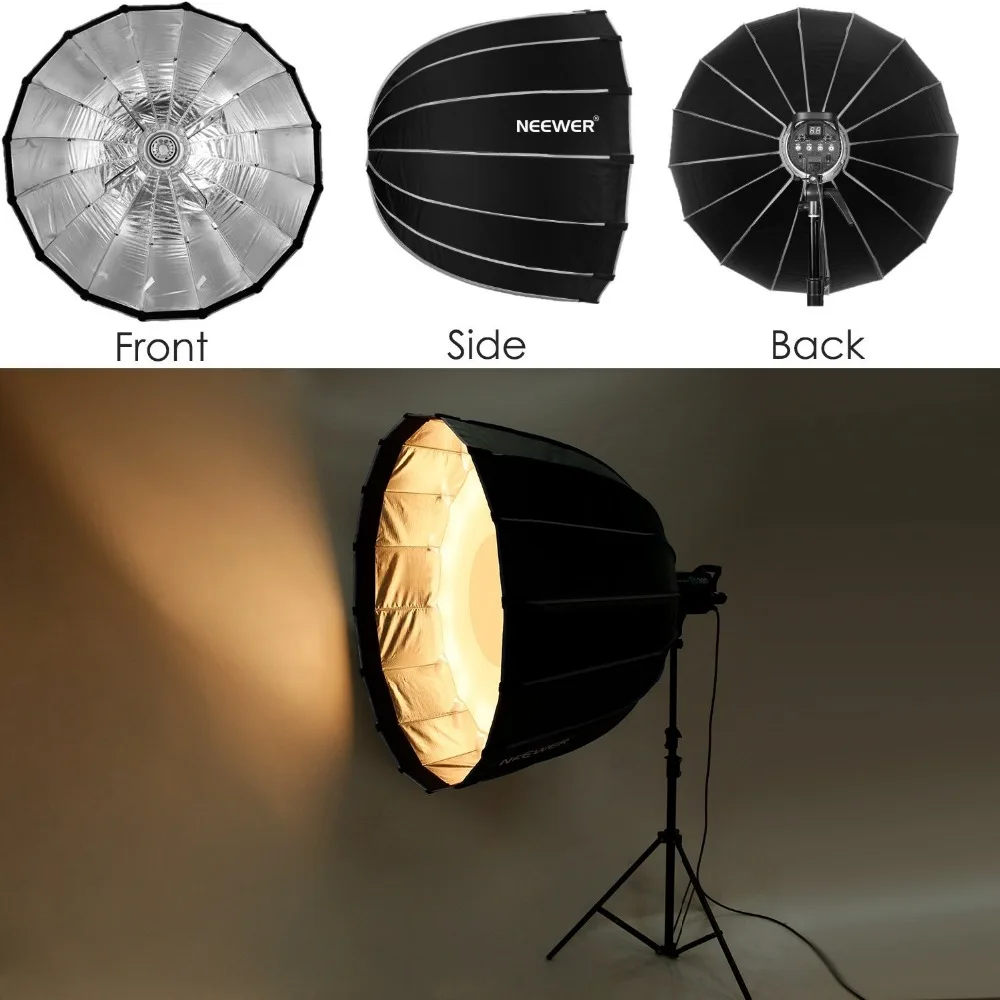Beste Neewer Hexadecagon Softbox 36 inch 90 centimeter met Grey Velg en Bowens Mount, draagbare en Quick Opvouwbare Softbox Diffuser