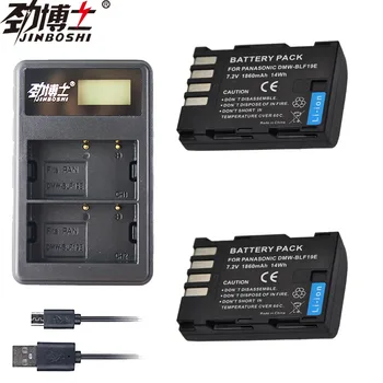 

2Pcs 1860mAh DMW-BLF19E DMW-BLF19 dmw blf19e Camera Li-ion Battery BLF19E + LCD Dual USB Charger for Panasonic Lumix GH3 GH4 GH5
