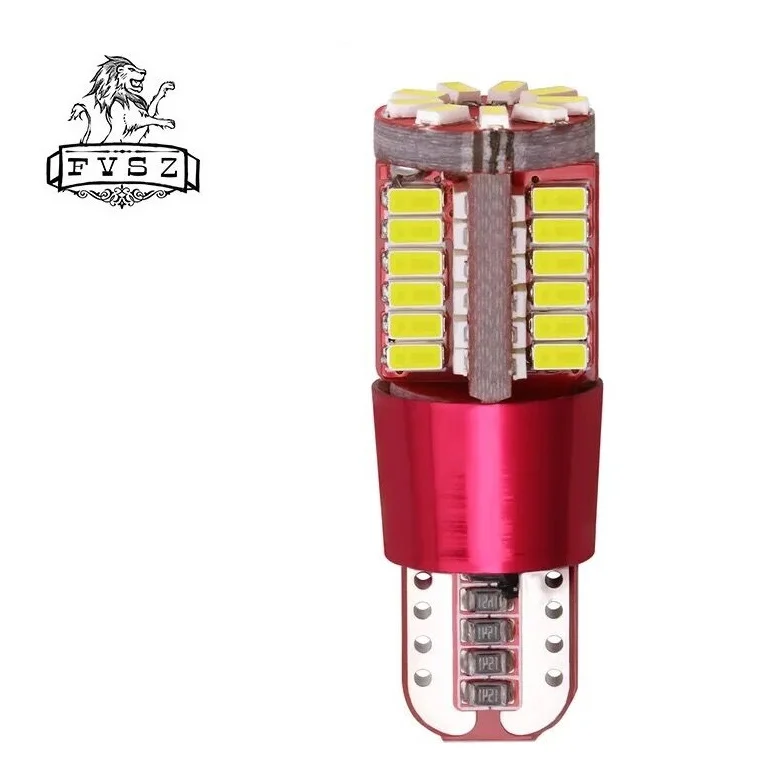 100 шт. T10 светодиодный W5W 3014 57 SMD 194 автомобиля сигнальная лампа для чтения клина
