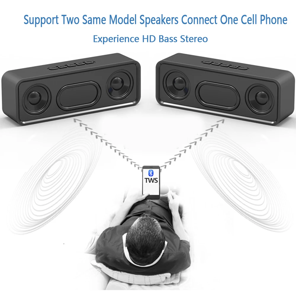 Bluetooth Колонка S11 компактная портативная с поддержкой TF AUX USB FM радио|Портативные