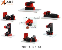 6 in 1 Mini Lathe Milling Drilling Wood Turning JigSaw and Sanding Machine Mini Combined Machine