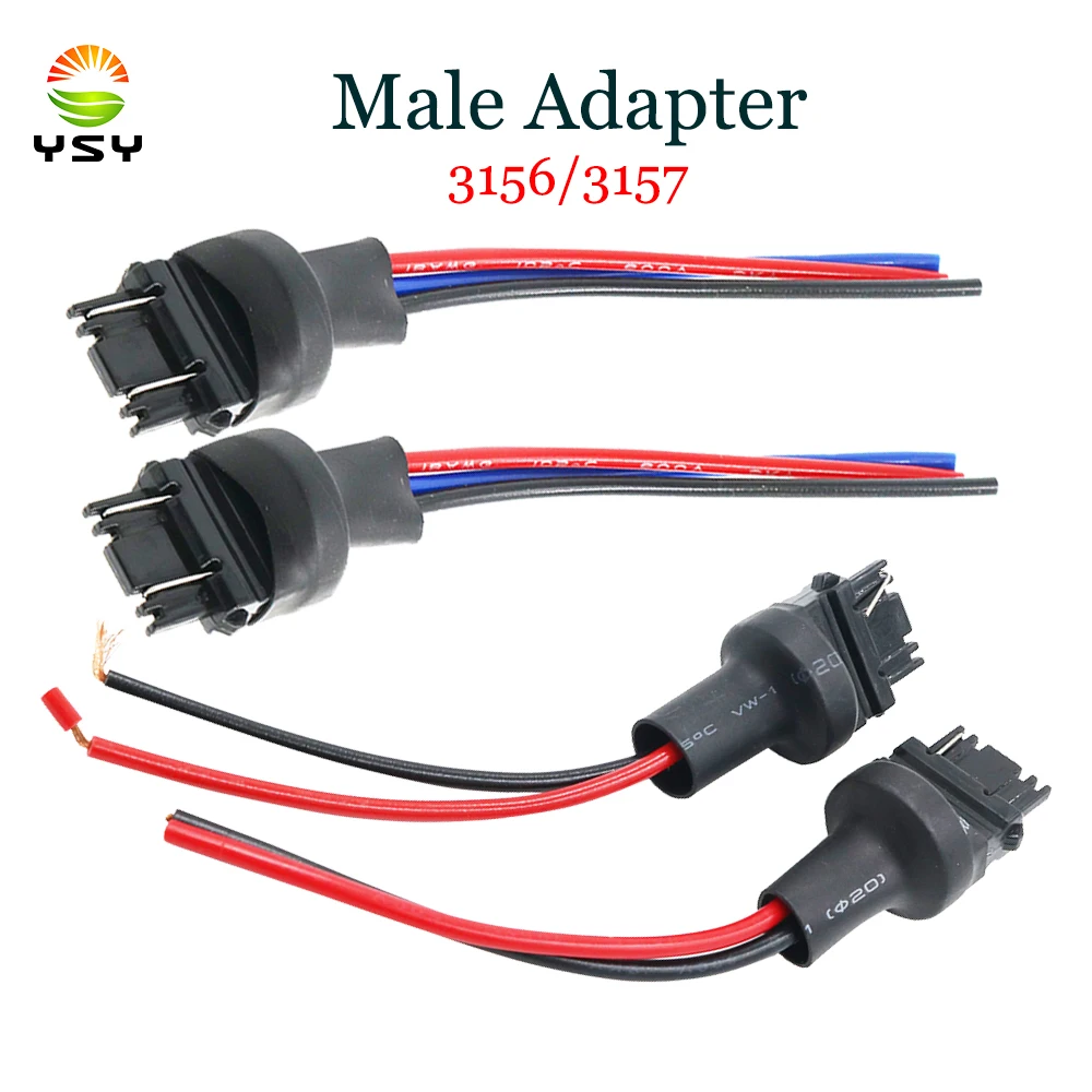 YSY LED 3156 3157 автомобильная лампа лампочка мужской держатель гнездо адаптер фара