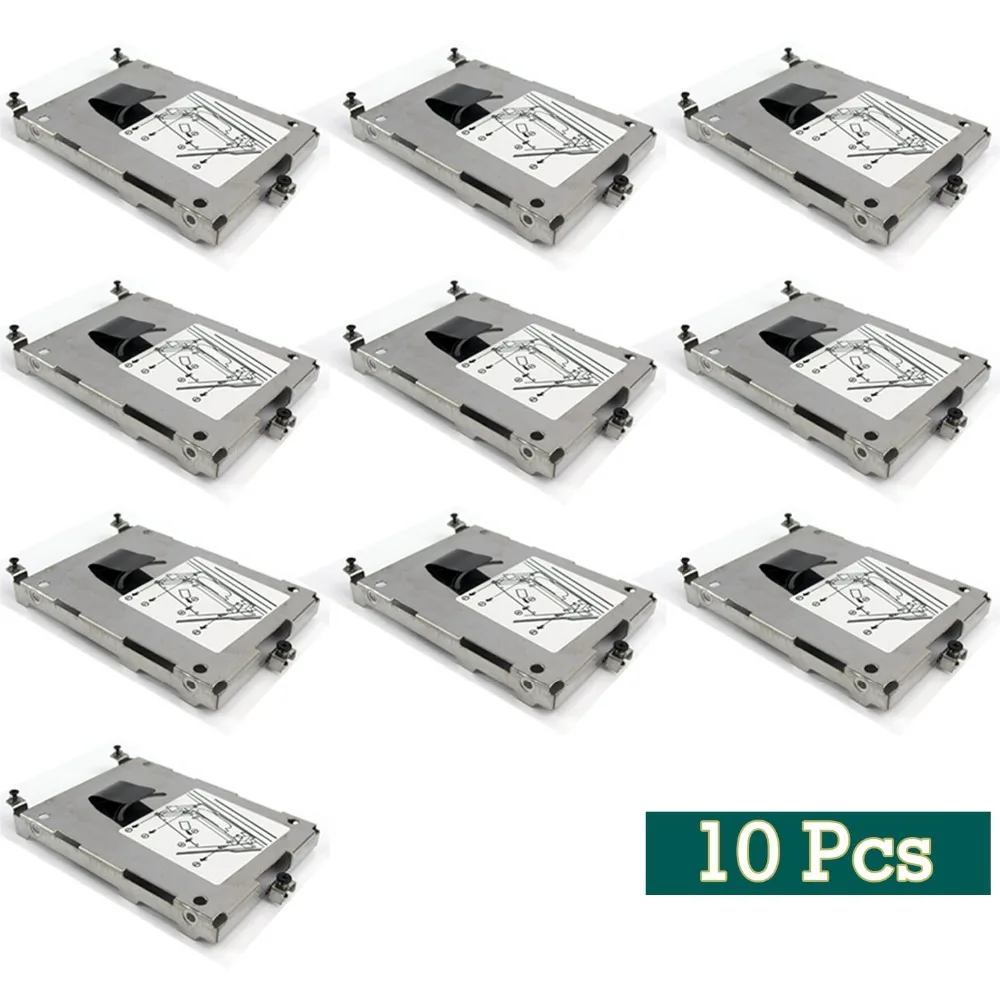 Gzeele Nuovo 10X Hard Drive Caddy + Viti Per Hp Elitebook 8460P 8460W 8470P 8470W 8560W 8770W